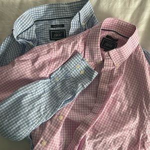 BUNDLE - 2 Jos A Bank 1905 tailored shirts